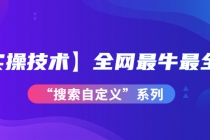 【实操技术】全网最牛最全的“搜索自定义”系列！价值698元-副业网
