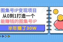 图集号IP变现项目：从0到1打造一个能赚钱的图集号IP 半年赚了30W-副业网