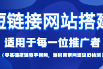 【综合精品】短链接网站搭建：适合每一位网络推广用户【搭建教程+源码】-副业网
