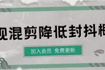 影视剪辑如何避免高度重复，影视如何降低混剪作品的封抖概率【视频课程】-副业网