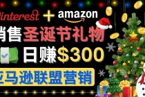 通过Pinterest推广圣诞节商品，日赚300+美元 操作简单 免费流量 适合新手-副业网