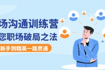 职场沟通训练营：教您职场破局之法，从新手到精英一路贯通-副业网