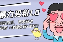 七安暴力男粉1.0：高利润的项目，完美解决收款风险问题-副业网