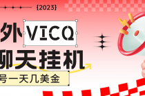 最新国外VICQ一对一视频无人直播自动聊天挂机 单号一天6-10美金(脚本+教程)-副业网