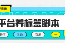 多平台养号养标签脚本，快速起号为你的账号打上标签【永久脚本+详细教程】-副业网