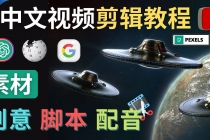 Youtube 剪辑教程 - 利用Chat GPT和免费工具制作Youtube中文视频的方法-副业网