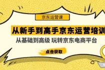 从新手到高手京东运营培训：从基础到高级 玩转京东电商平台(无中创水印)-副业网
