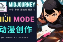 使用Midjourney的Niji模式，绘制专业级的动漫作品，多重风格可选-副业网