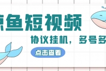 单号300+鲸鱼短视频协议全网首发 多号无限做号独家项目打金(多号协议+教程)-副业网