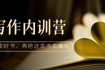 写作内训营：百万级大佬教你如何写一本好书，再把这本书卖爆！-副业网