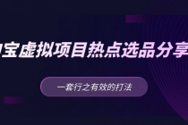 黄岛主 · 淘宝虚拟项目热点选品分享课：一套行之有效的打法！-副业网