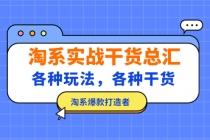 淘系实战干货总汇：各种玩法，各种干货，淘系爆款打造者！-副业网