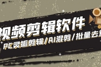 【剪辑必备】外面收费998的PC灵狐剪辑/AI混剪/批量去重等【永久脚本+教程】-副业网