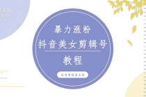 抖音快手暴力涨粉美女混剪视频教程 百分百过原创图片教程 附带违规申诉方法-副业网