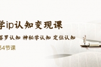 售价2890的玄学ip认知变现课 星座塔罗认知 神秘学认知 定位认知 (34节课)-副业网