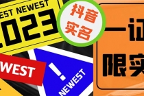 外面收费1200最新抖音一证无限实名技术 无视限制封禁【详细玩法视频教程】-副业网
