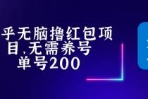 最新知乎撸红包项长久稳定项目，稳定轻松撸低保【详细玩法教程】-副业网