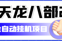 外面收费2980的天龙八部2全自动挂机项目，单窗口10R项目【教学视频+脚本】-副业网