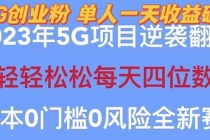 2023自动裂变5g创业粉项目，单天引流100+秒返号卡渠道+引流方法+变现话术-副业网