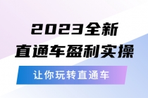 2023全新直通车·盈利实操：从底层，策略到搭建，让你玩转直通车-副业网