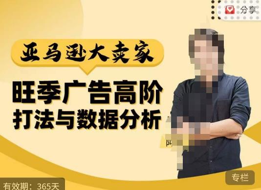 阿甘·亚马逊大卖家广告高阶打法与数据分析，走出传统广告误区；揭秘大卖惯用打法；数据驱动广告决策-副业网
