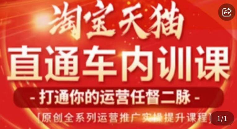 天问电商·2023淘宝天猫直通车内训课，零基础学起直通车运营实操课程-副业网