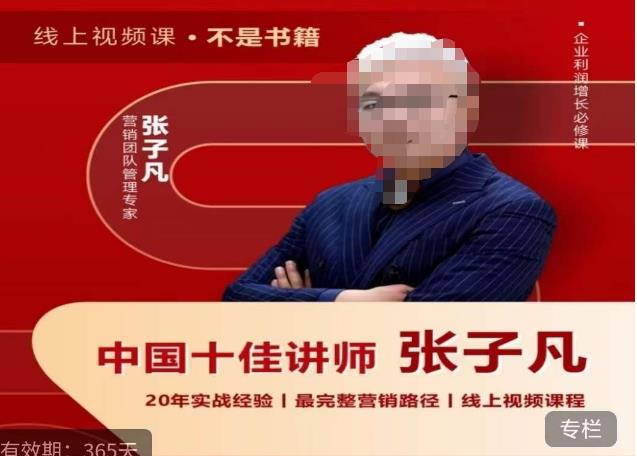 张子凡·20年实战经验，揭秘营销背后的底层逻辑，突破思维局限，从根本上破解营销难题-副业网