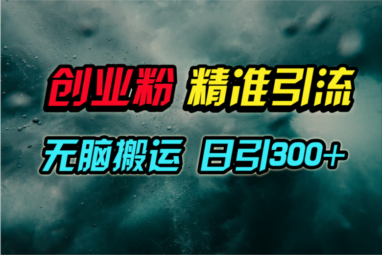 视频号纯搬运日引300+创业粉教程！-副业网