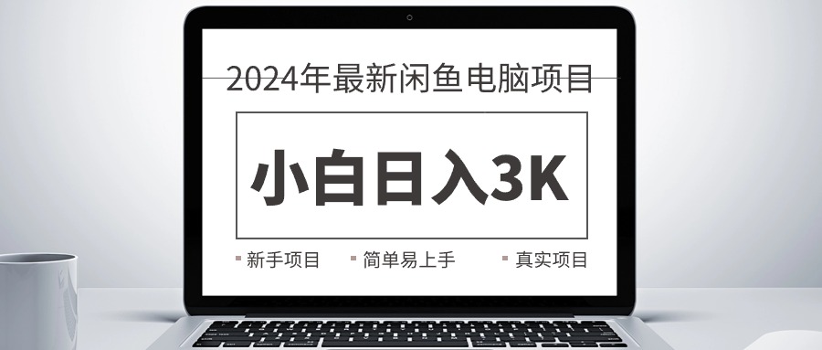 2024最新闲鱼卖电脑项目，新手小白日入3K+，最真实的项目教学-副业网