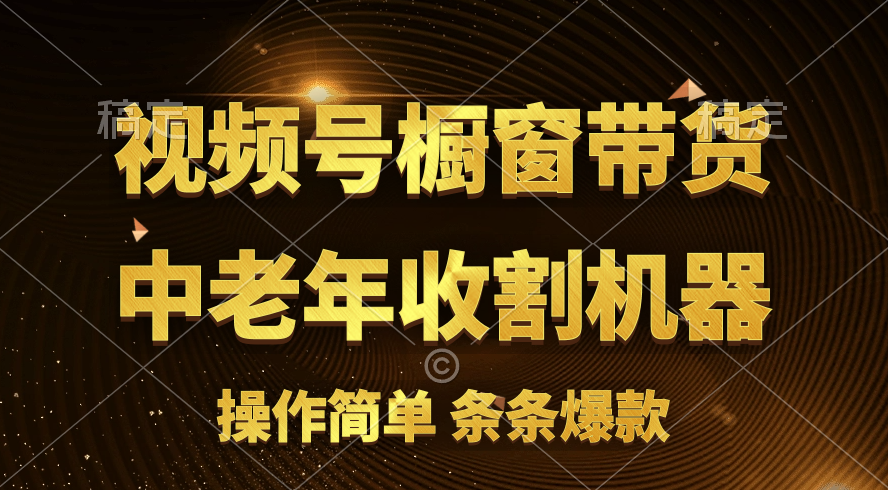 视频号最火爆赛道，橱窗带货，流量分成计划，条…-副业网