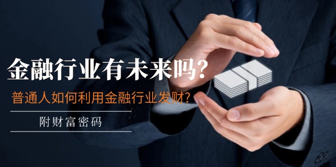 某付费文章：金融行业有未来吗？普通人如何利用金融行业发财?(附财富密码)-副业网