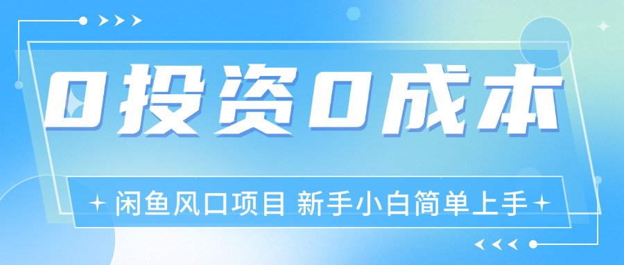 最新风口项目闲鱼空调3.0玩法,月入过万,真正的0成本0投资项目-副业网