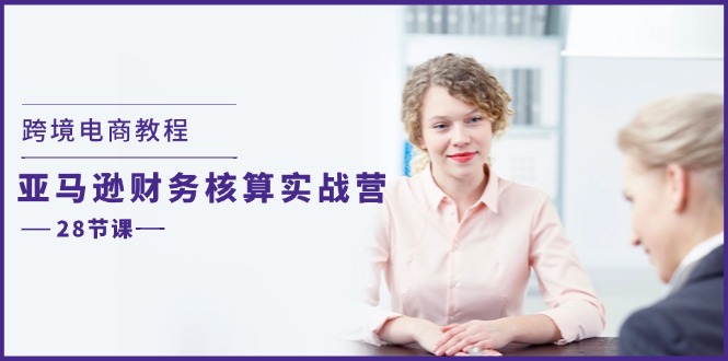跨境电商教程：亚马逊-财务核算实战营-副业网