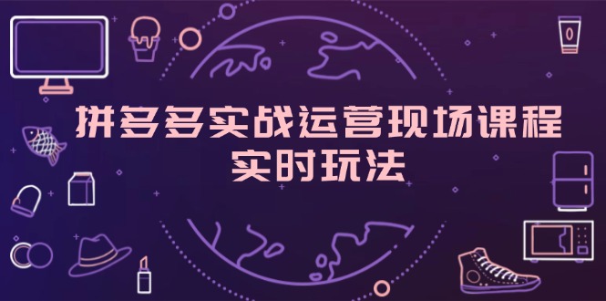 拼多多实战运营现场课程，实时玩法，爆款打造，选品、规则解析-副业网