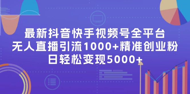 最新抖音快手视频号全平台无人直播引流1000+精准创业粉，日轻松变现5000+-副业网