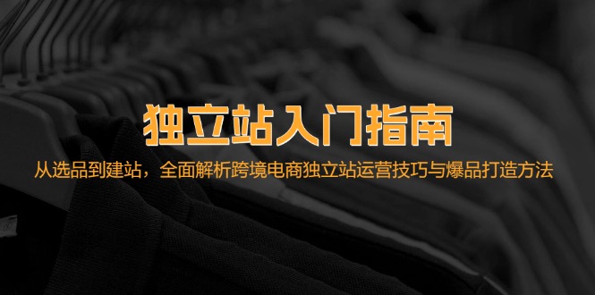 独立站入门指南：从选品到建站，全面解析跨境电商独立站运营技巧与爆品…-副业网