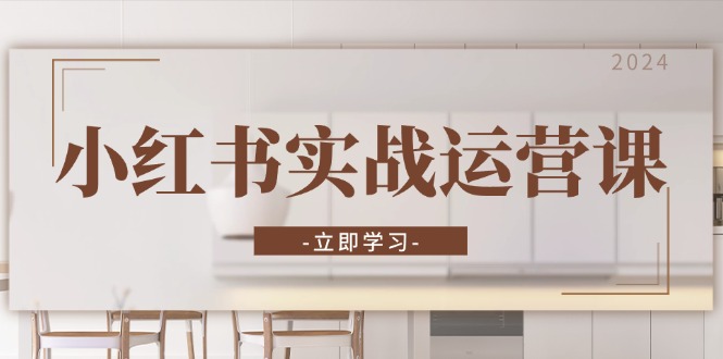 小红书实战运营课:从开通店铺到直播话术,打造爆款笔记与高效直播-副业网