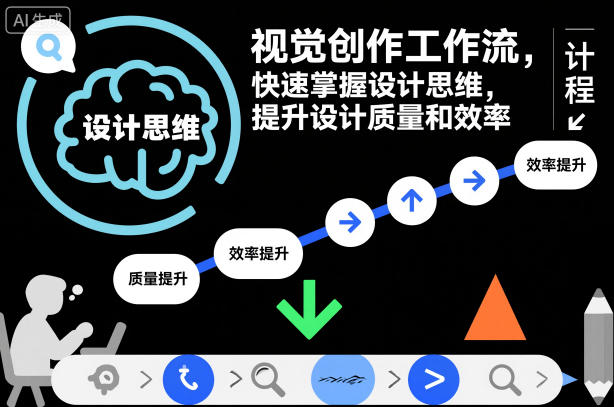 视觉创作工作流，快速掌握设计思维，提升设计质量和效率-副业网
