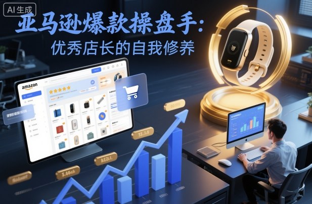 亚马逊爆款操盘手：优秀店长的自我修养-副业网