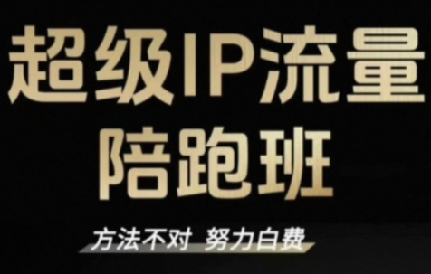 阿昱老师·超级IP流量陪跑班-副业网
