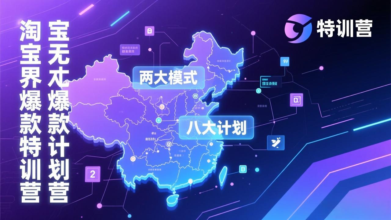 淘宝无界爆款训练营：2026年1月杭州线下高端集训课，3天构建两大模式八大计划体系-副业网