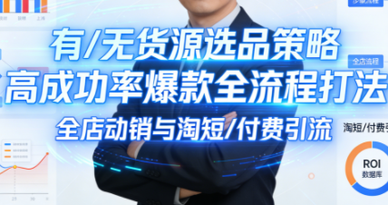 子鹏讲电商·淘宝私家班(更新2026)-副业网