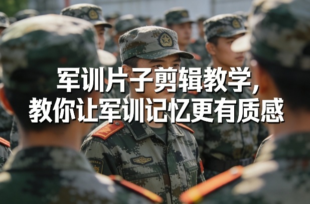军训片子剪辑教学，教你让军训记忆更有质感-副业网
