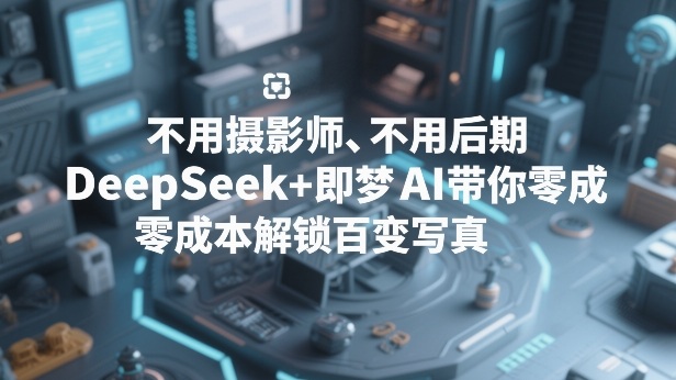 不用摄影师、不用后期，DeepSeek+即梦AI带你零成本解锁百变写真！-副业网