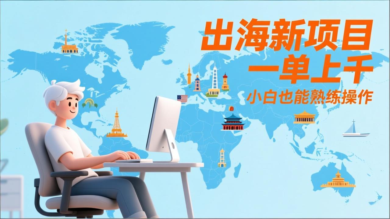 出海新项目，一单上千，小白也能熟练操作-副业网