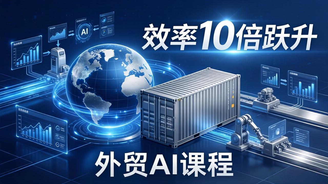 外贸人AI破局课：从零部署n8n搭建数字员工，让AI自动执行复杂工作流，效率10倍跃升-副业网