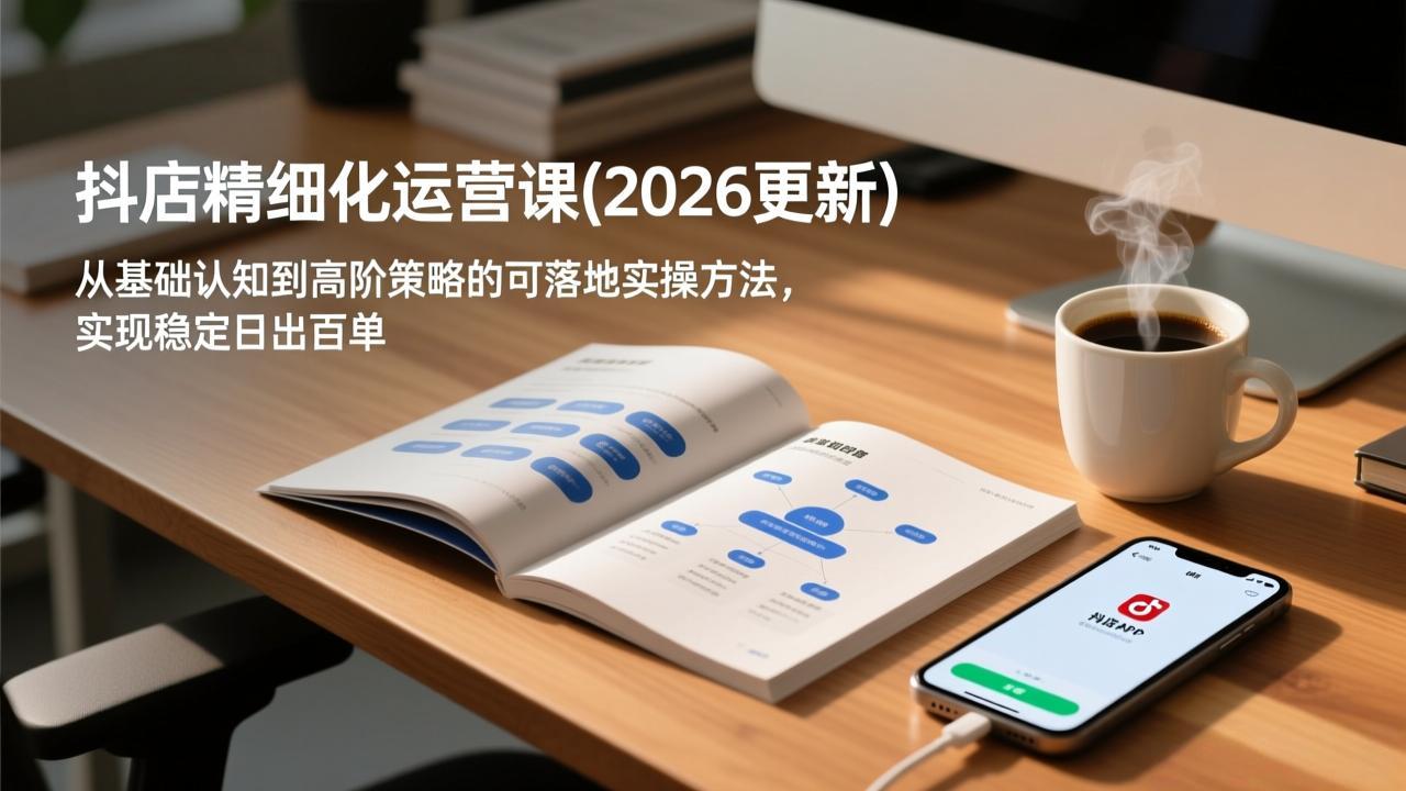 抖店精细化运营课(26年3月更新-副业网