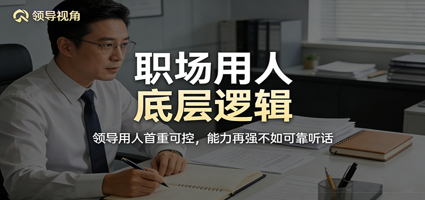 公众号付费文章：职场用人底层逻辑，领导用人首重可控，能力再强不如可靠听话-副业网