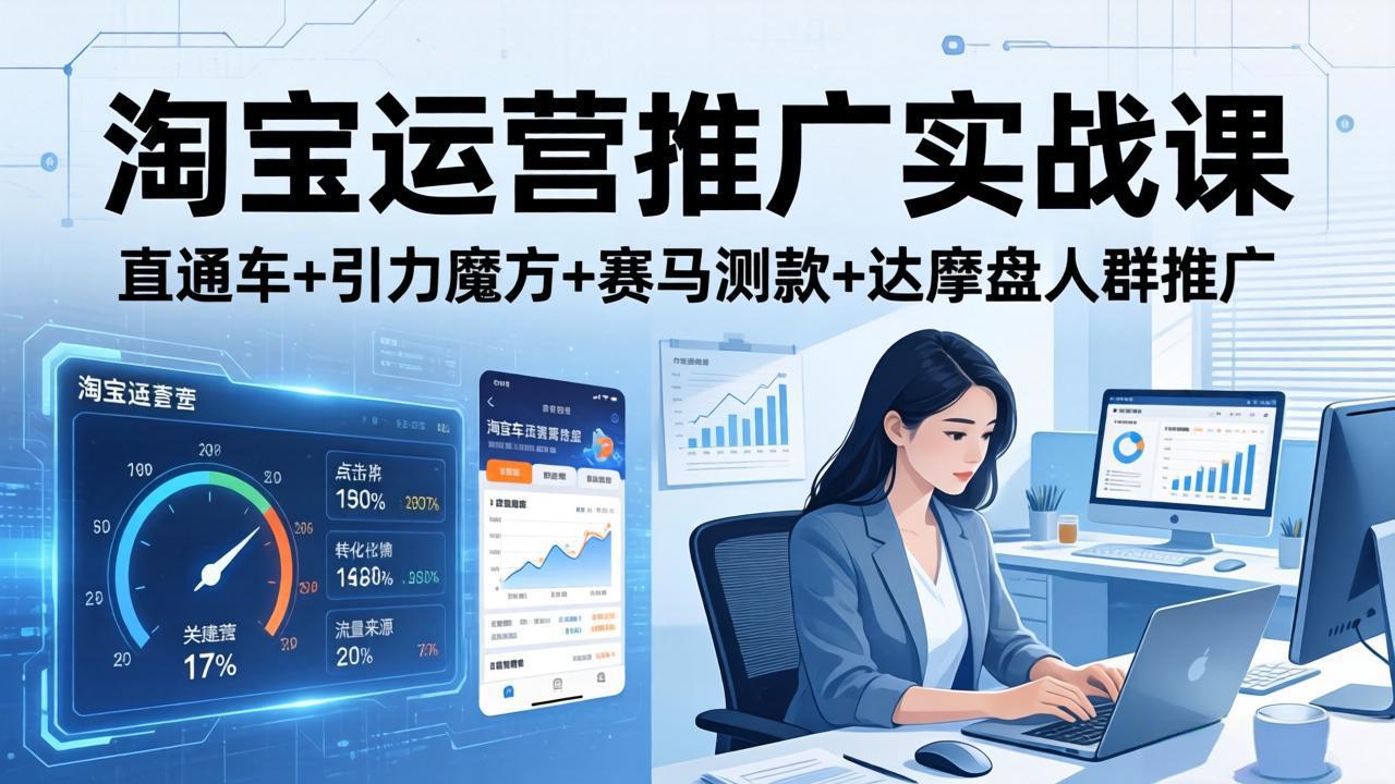 淘宝运营推广实战课(更新26年4月-副业网