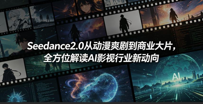 Seedance2.0从动漫爽剧到商业大片，全方位解读AI影视行业新动向-副业网